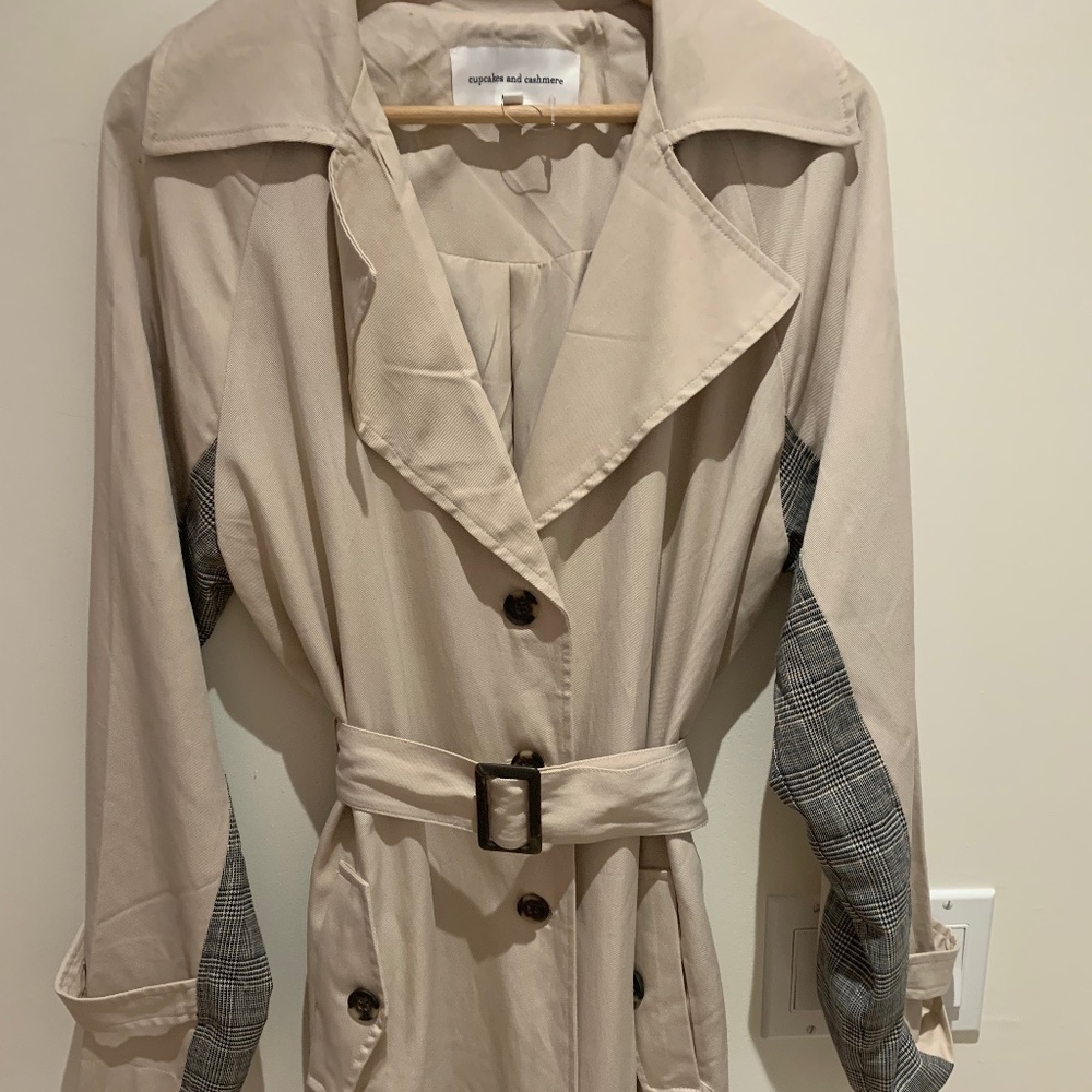 Anthropologie Cupcakes & Cashmere trench coat